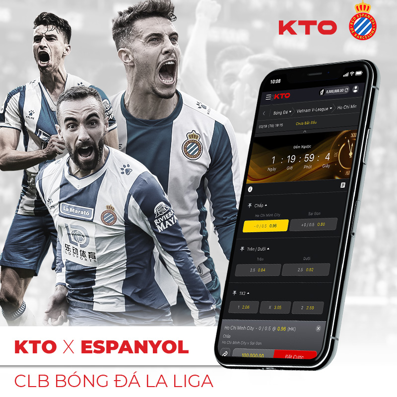 KTO x Espanyol – KTO Đối Tác Đặt Cược Chính Thức RCD Espanyol