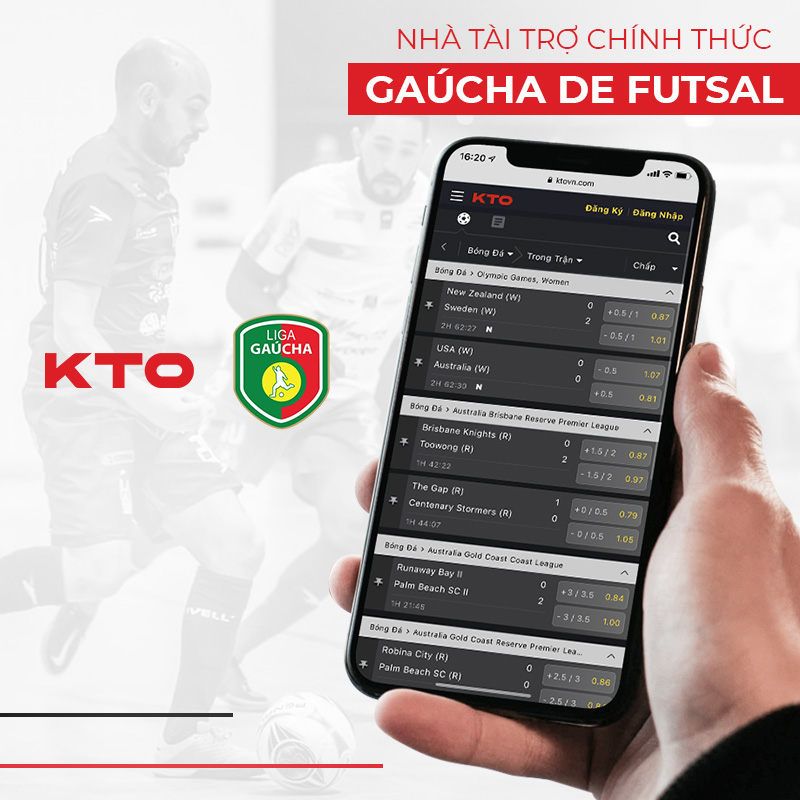 KTO x Gaúcha de Futsal – KTO Nhà Tài Trợ Chính Thức Giải Bóng Đá Trong Nhà Liga