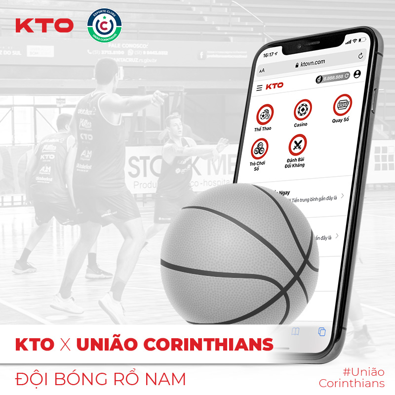 KTO x União Corinthians – KTO Nhà Tài Trợ Áo Đội Bóng Rổ União Corinthians
